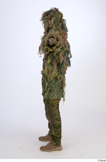 Photos Andrew Elliott Sniper in Ghillie t poses whole body…